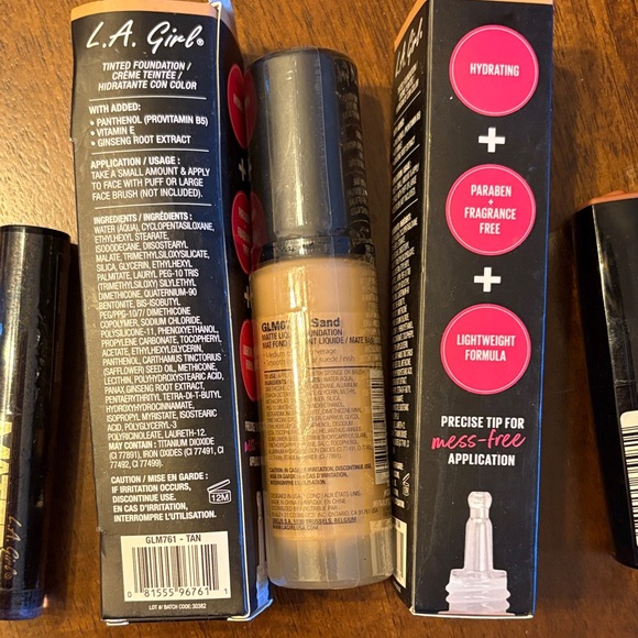 LA Girl Tinted Foundation & Lip Color Set — Warm Beige - Picture 2 of 10